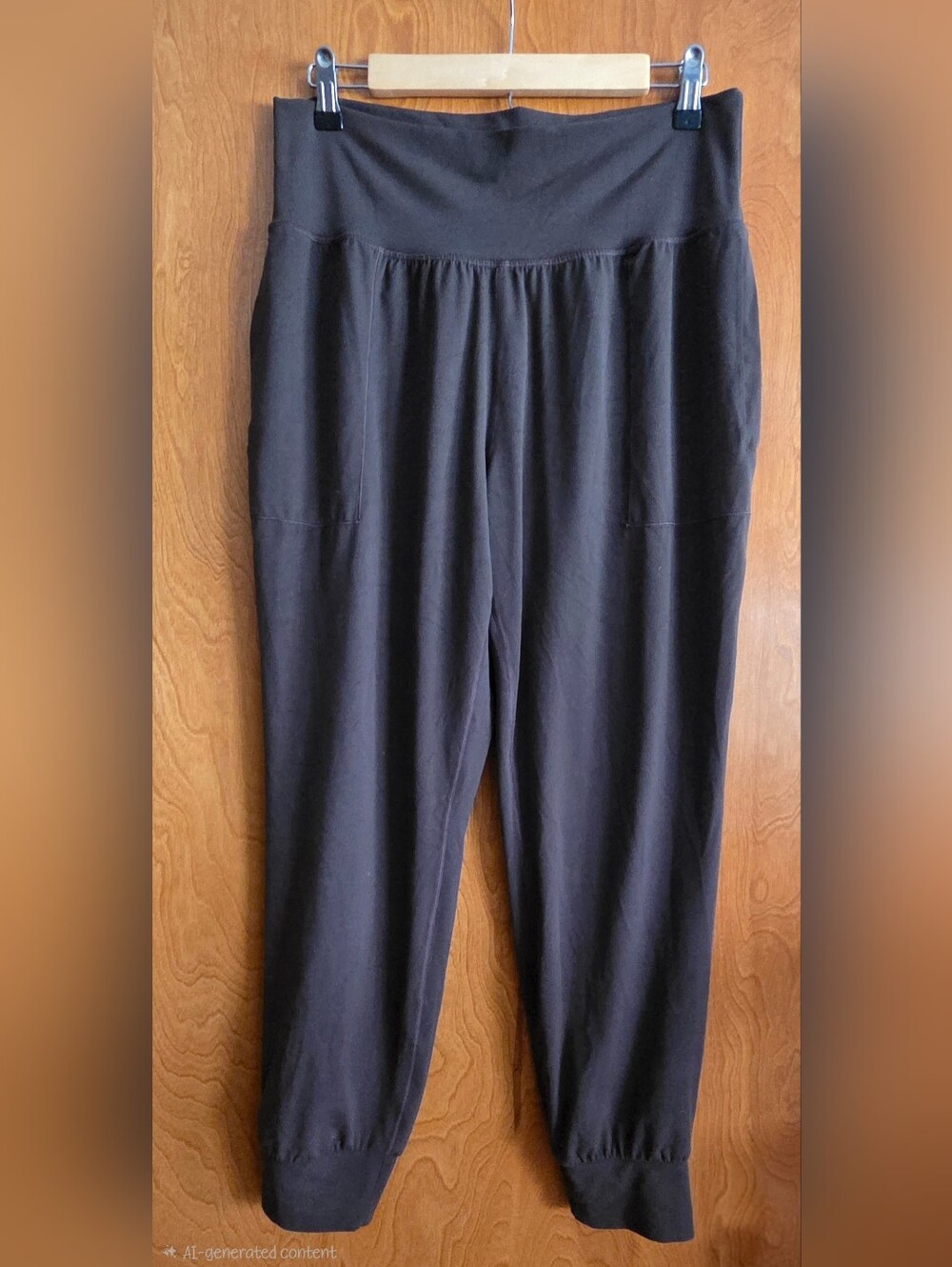 Athleta Salutation Brown High-Waist Track Joggers